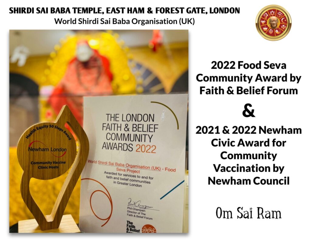 Prestigious London Faith & Belief Community Award